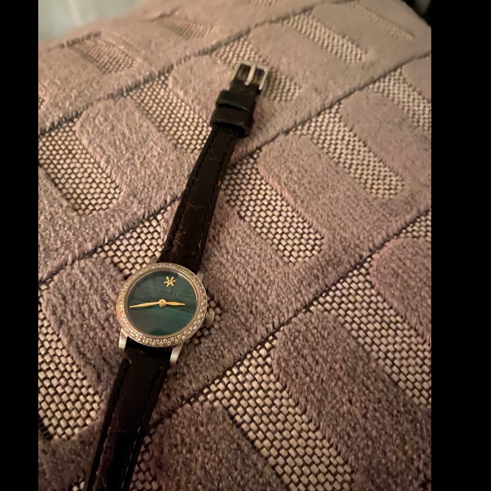 Gomelsky/ Shinola⌚️32mm Alligator Band w/ Diamonds